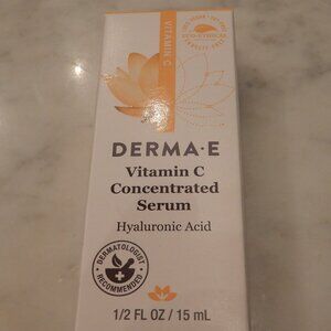 Lot of 2 Bottles Derma-E Vitamin C Concentrated Serum with Hyaluronic Acid